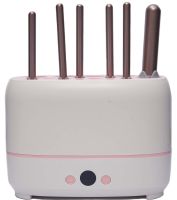 Silicone Nail Brush Dryer Makeup Brush Dryer Machine LY-610 12 Holes USB Stand for Drying and Storing Brushes with Thermal Control