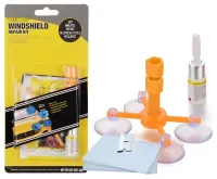 Полный набор для ремонта лобового стекла авто Versachem Windshield Repair Kit средство для удаления трещин и сколов, царапин и повреждений автомобиля