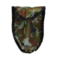 Tourist folding sapper shovel Tramp TR-55, pick, saw, opener with compass 5 in 1 made of steel, Black, tactical, car in a case