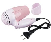 Складаний дорожній фен PRO BaByliss Coco 1000w для укладання і сушіння волосся зі збірною ручкою, насадкою концентратором і терморегулятором Рожевий