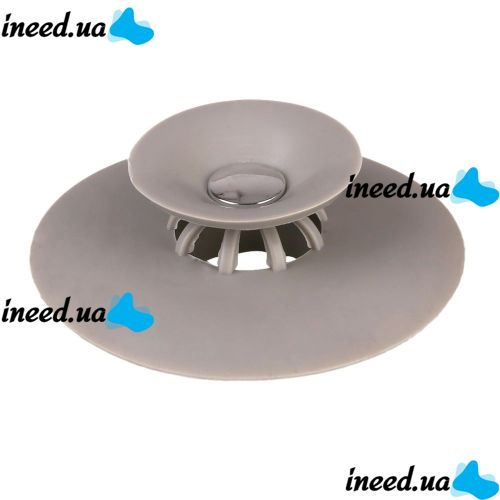 Універсальна силіконова фільтр-заглушка Flex Drain Store для зливу раковини, Пробка пастка для ванн і раковин, фільтр-пробка для ванної та кухні