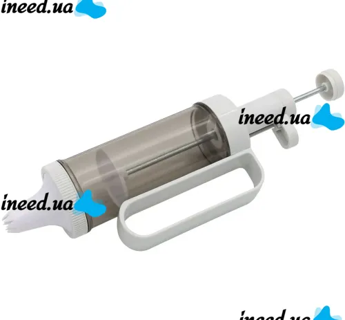 Кондитерський шприц прес Cookie Press and cake Decorator Set з насадками і трафаретами для декорування печива і тортів, пістолет для крему
