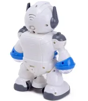 Танцующий робот Dancing Robot Light and Music LZCZ 6678-5 с подсветкой для детей, Детский светящийся робот игрушка со светом на батарейках