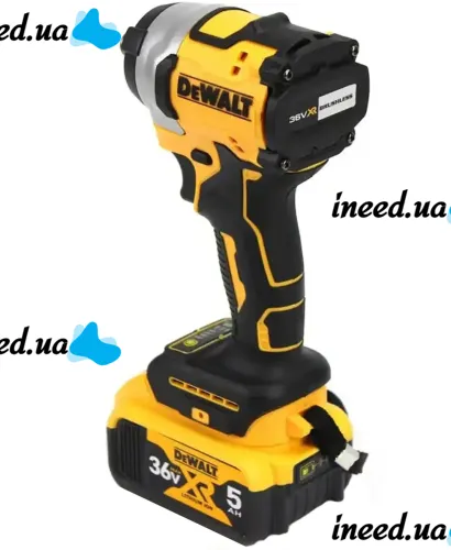 Набор электроинструментов DeWalt аккумуляторная болгарка DCG405P2 беспроводной гайковерт DCF922 36V 5Ah, Комплект Деволт с 2 аккумуляторами в кейсе