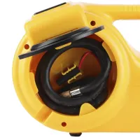 Електричний автомобільний домкрат з компресором і гайковертом Dewalt ZS3SJ-BC DC12V в кейсі, набір автомобіліста з насосом 3в1 у валізі Жовтий