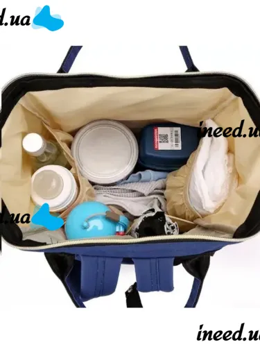 Сумка органайзер для мами LeQueen Mummy Bag для коляски, рюкзак для мам водостійкий з термокишенями для пляшечок Living Traveling Shar