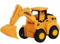 Дитяча іграшка екскаватор з рухомим ковшем Engineering Veicle Truck Sy686b - 613 іграшковий бульдозер машинка 17х7.5х8. 5 см для дітей Жовтий