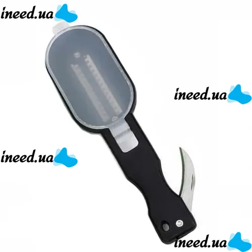 Ніж скребок для чищення луски риби Fish Scales Wiper Cleaning, Ручна рыбочистка з контейнером, ручний прилад для чищення риби з ножем для патрання