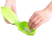 Ніж скребок для чищення луски риби Fish Scales Wiper Cleaning, Ручна рыбочистка з контейнером, ручний прилад для чищення риби з ножем для патрання