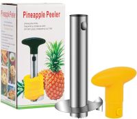 Кухонный нож для нарезки сердцевины ананаса кольцами PineАpple Peeler, Слайсер для резки очистки ананасов слайсами Ананасорезка из нержавеющей стали