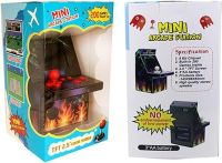 Retro Children's Game console Mini Arcade Station A2 Slot Machine with 200 built-in battery-powered games, 8bit console with 2.5 inch battery screen