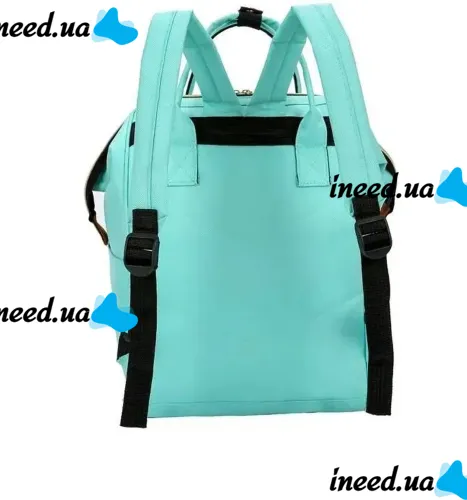 Сумка органайзер для мами LeQueen Mummy Bag для коляски, рюкзак для мам водостійкий з термокишенями для пляшечок Living Traveling Shar