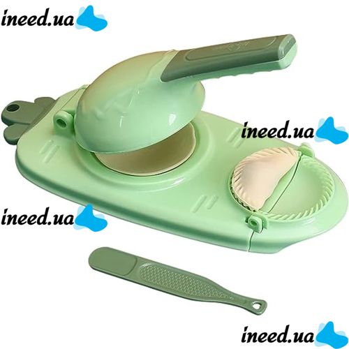 Ручна машинка для ліплення домашніх пельменів і вареників Dumpling Maker 2 в 1, універсальна Механічна прес-форма для розкочування тіста, Вареничница