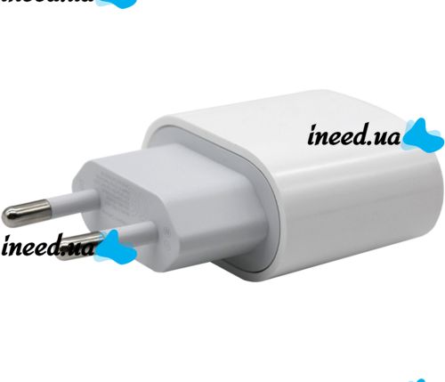 Сетевое зарядное устройство Power Adapter Apple USB-C 20W PD Type-C, Адаптер питания СЗУ для iPhone, Блок зарядки для айфона на 1 порт 99254 Белый