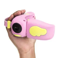Smart Kids Video Camera DV-A100 Children's Video Camera, Digital Mini Birdie Camera with Photo and Video Shooting, 2" Camera with Creative Studio and Games