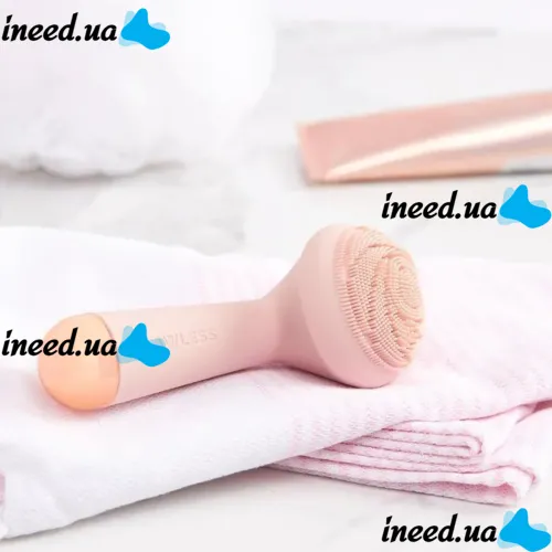 Силіконова очищаюча щітка масажер для чищення особи Finishing Touch Flawless Cleanse косметичний, силіконовий очищувач пір з функцією масажу, 