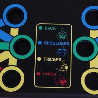Доска для отжиманий Foldable Push Up Board JT-006, упор для отжиманий от пола 14 в 1 Регулируемая стойка, платформа, тренажер для мышц Supretto