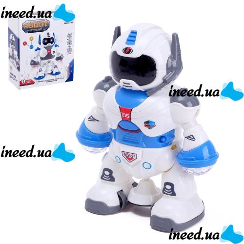 Танцующий робот Dancing Robot Light and Music LZCZ 6678-5 с подсветкой для детей, Детский светящийся робот игрушка со светом на батарейках
