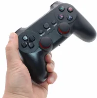Беспроводной джойстик геймпад Game Pad CM-019 для PC Android с адаптерами, Игровой контроллер 2,4G для компьютера и телефона от батареек Черный
