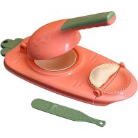 Ручна машинка для ліплення домашніх пельменів і вареників Dumpling Maker 2 в 1, універсальна Механічна прес-форма для розкочування тіста, Вареничница