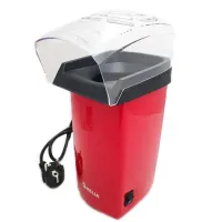 Попкорница Relia Popcorn Maker RH - 903 1200 Вт, апарат для приготування попкорну в домашніх умовах, прилад міні попкорница для дому Червоний