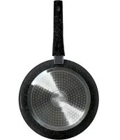 Кухонний набір посуду Bellmax Cookware Set BM - 132 3 казана і сковорода для приготування їжі , каструлі з кришками і гранітним покриттям 9 предметів