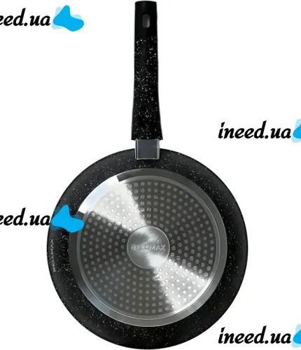 Кухонний набір посуду Bellmax Cookware Set BM - 132 3 казана і сковорода для приготування їжі , каструлі з кришками і гранітним покриттям 9 предметів