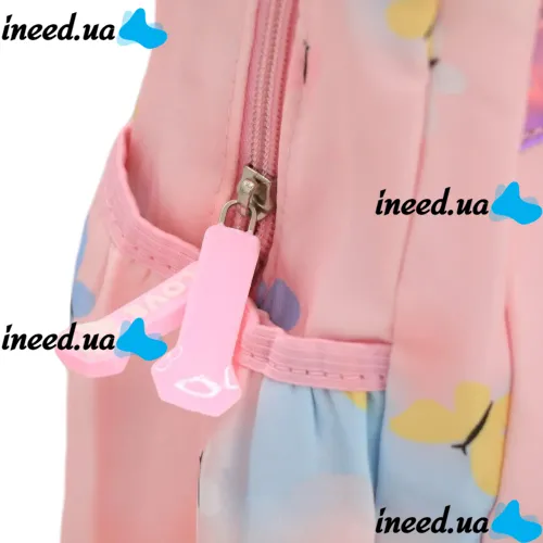 Дитячий шкільний рюкзак портфель Веселка NA-4 для дівчинки, Підлітковий ранець Rainbow 43х20х31см для дівчаток для 1-4 класу в школу Рожевий