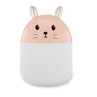 Настільний ультразвуковий зволожувач повітря нічник кролик Humidifier Rabbit ВА-12, портативний USB Арома-дифузор з підсвічуванням, нічник-зволожувач