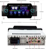 MP5 Pioneer PA455U 1Din Bluetooth Car Radio with 5" inch Display and Remote Control, PA-455U Car Radio with USB Android CarPlay in Car PA5055U