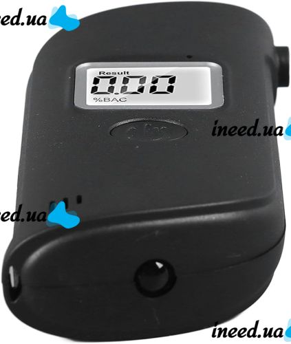 Кишеньковий алкотестер Breath Alcohol Tester MR689 з мундштуками і LCD дисплеєм, персональний алкометр дихання аналізатор спирту HA - 170 від батарейок
