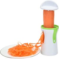 Ручная терка овощерезка GRATER Sunkist Spiral Sliser, Спиральная терка для морковки по-корейски, овощей и фруктов, Спиральный слайсер Зеленый