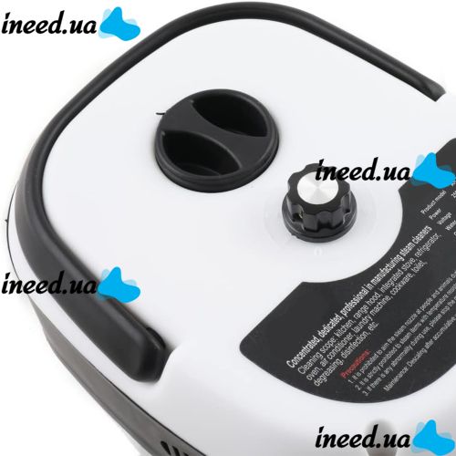 Ручной пароочиститель для уборки Steam Cleaner AH-SL-001 2500W с высоким давлением 3 насадки, Универсальный парогенератор 2500Вт от сети Белый