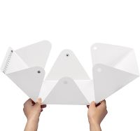 Folding photo box NJ-0065 with Led-lighting 22x22x22 cm for subject shooting, Lightbox for macro photography, Mini photo studio 2 backgrounds