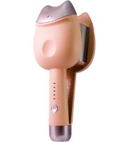 Керамическая плойка для завивки волос 32 мм Egg Roll Stick XL-290 45W, Керамические щипцы для завивки волос с двойным цилиндром для локонов Розовая