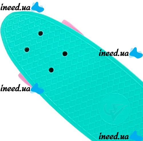 Children's urban Mini Skate Penny Board Penny My Go Fish Skateboards Mint 22", Skateboard MS-0848 with luminous wheels for children and teenagers