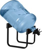 OWN-KC-513 Tilting tabletop 19 liter Bucket rack with water filling tap, Metal bottle holder AND103-1