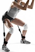 Tubular Resistance Trainer Vertical High Jump Trainer FI-3024 for Training Vertical Jumps Leg Expander and Squats for Fitness
