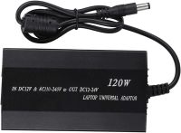 Universal Car Charger laptop UKC 901 120W 12-24V for Laptop with Adapters Adapter Charging from 220V Mains and Cigarette Lighter