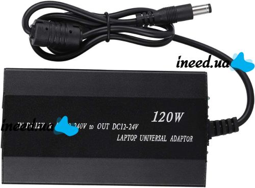 Universal Car Charger laptop UKC 901 120W 12-24V for Laptop with Adapters Adapter Charging from 220V Mains and Cigarette Lighter