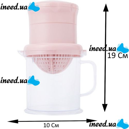 Ручна міні-соковижималка Juicer XL-295 чашкою для фруктів, Універсальна соковижималка фрешер для ягід з ємністю для соку XL 295