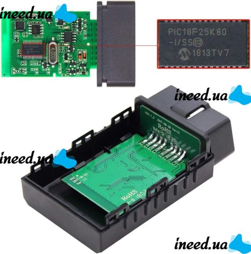 Діагностичний автосканер ELM327 OBD2 Wi-Fi, універсальний автомобільний WiFi сканер pic18f25k8 діагностики автомобілів для iOS / Android / Windows