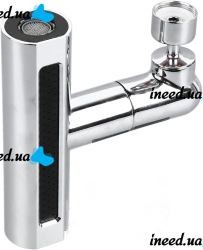 Універсальна насадка аератор на змішувач Водоспад Shower Head AND527 поворотна головка розпилювач на 180 градусів 4 режими для змішувача для кухні