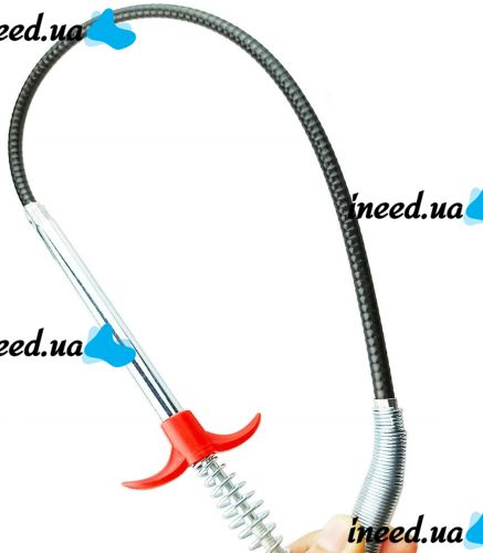 Retractable Pipe probe for cleaning blockages Toilet dredger 60 cm, Cleaning tool claw Flexible cable for cleaning sewer Pipes