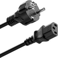 Мережевий шнур живлення для PC комп'ютера і ноутбука 220 - 250V 10A 1.5 м, Кабель для блоку живлення, монітора