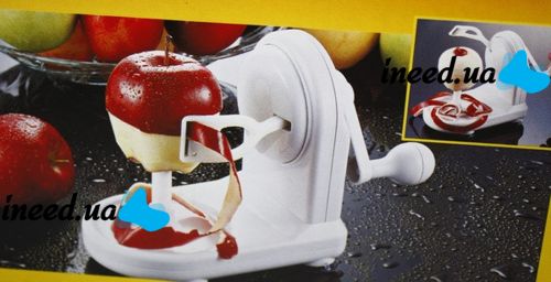 Kitchen accessory for peeling fruit peel - Mechanical Apple Peeler "Serpentine" Apple Peeler