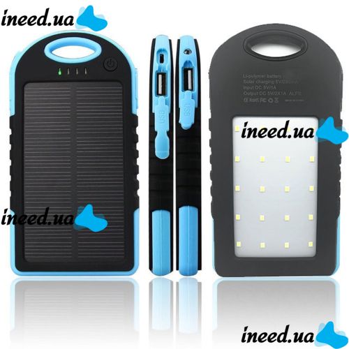 Portable Charger Power Bank Solar Charger 50000 mAh with Led flashlight and carbine on a solar battery, external battery 2, power bank