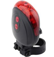Bailong BL-118 Rear Bicycle Flashlight on the handlebar laser track with mounting, Bicycle flashlight headlight for a battery-powered bicycle with a BL118 fastener