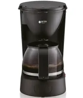 Drip coffee maker Bitek BT-100 2800W with glass coffee pot 1000ml coffee, Electric coffee machine Bitek with permanent filter from the network Black