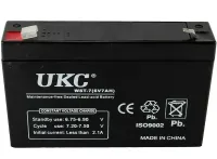 Gel BATTERY UKC 6V 7A lead acid battery